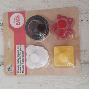Disney eats cookie cutters stamp set, new in package, set of 4